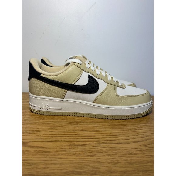 Nike Air Force 1 '07 LX Shoes Team Gold Black Sail Men's Size 13 - Picture 2 of 7